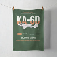 Thumbnail for KA-6D Intruder design on dark green towel