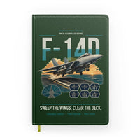 Thumbnail for F-14D Tomcat design on dark green notebook