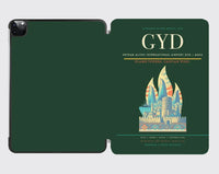 Thumbnail for Heydar Aliyev International Airport (GYD) design on dark green ipad tablet case