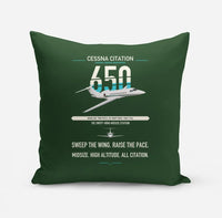 Thumbnail for Cessna Citation 650 - Citation III design on dark green pillow