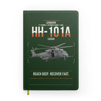 Thumbnail for Leonardo HH-101A Caesar design on dark green notebook