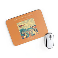 Thumbnail for VINTAGE G4472 - The Banner Tow Letters - Designed Mouse Pads design on orange rectangle