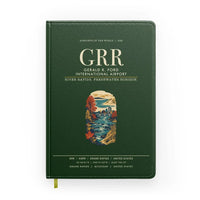 Thumbnail for Gerald R. Ford International Airport Grand Rapids (GRR) design on dark green notebook
