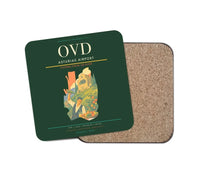 Thumbnail for Asturias Airport (OVD) design on dark green 1 piece coaster