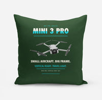 Thumbnail for DJI Mini 3 Pro design on dark green pillow