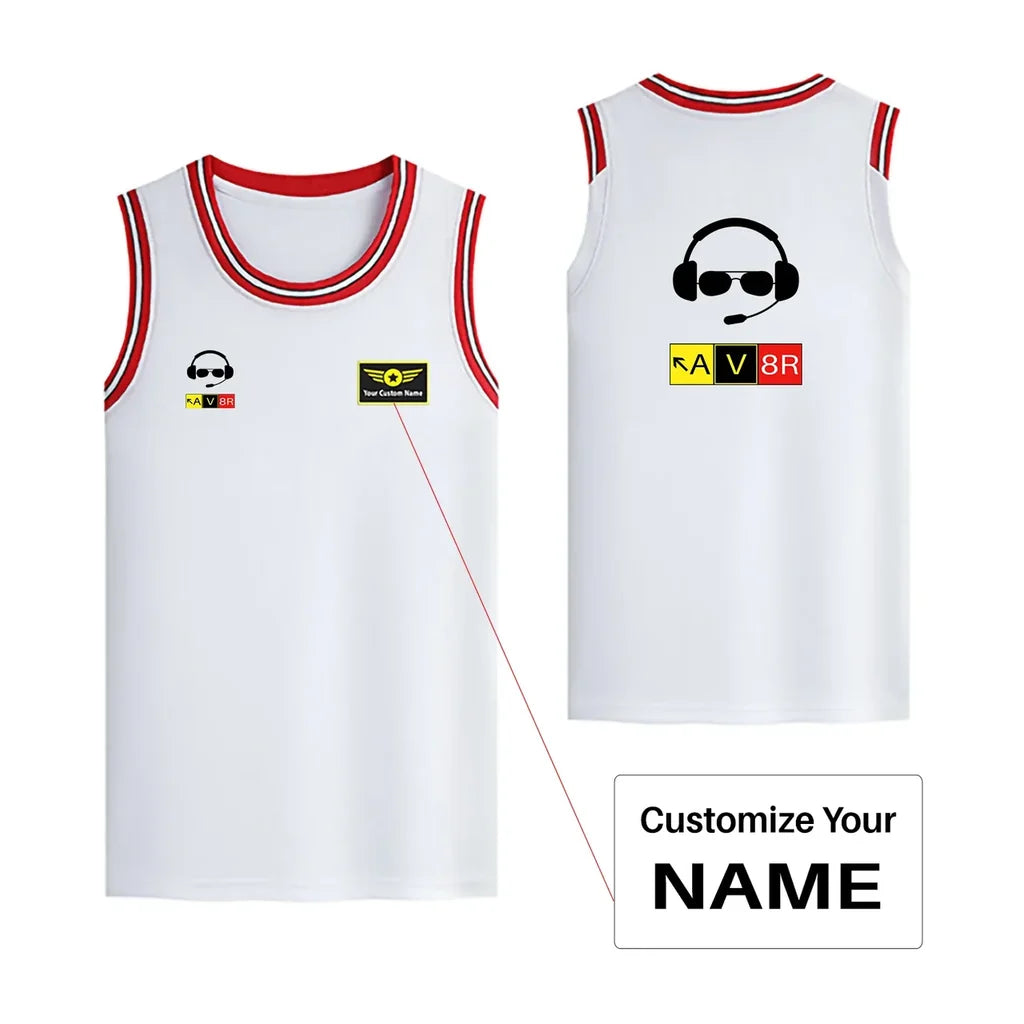 AV8R 2 Designed Basketball Style Sports Tank Tops - view 13