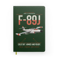 Thumbnail for F-89J Scorpion design on dark green notebook