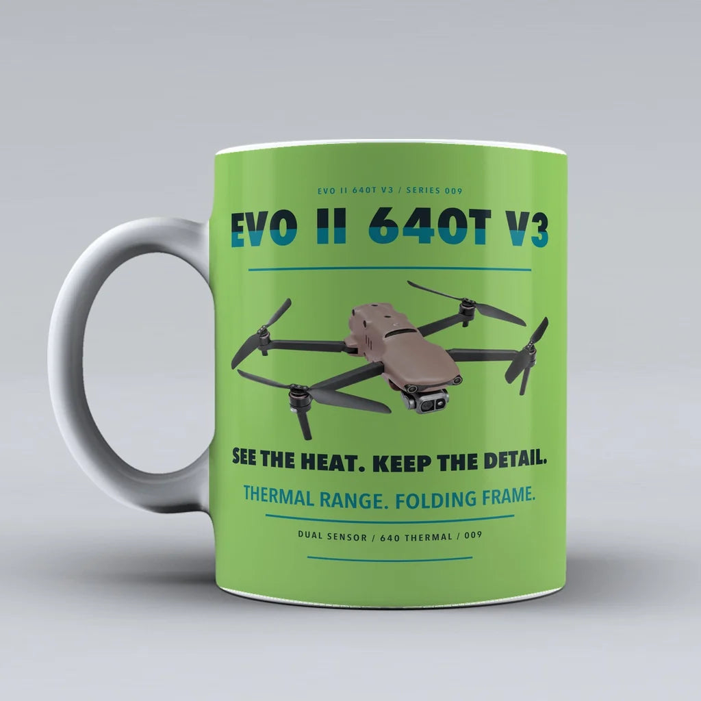 EVO II Dual 640T V3 Mug design on light green autel