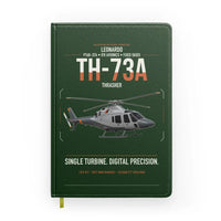 Thumbnail for Leonardo TH-73A Thrasher design on dark green notebook