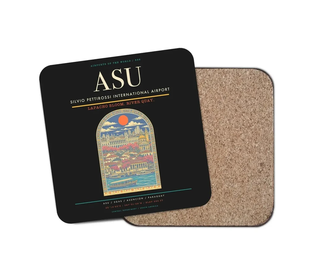 Silvio Pettirossi International Airport ASU Coaster 1-Piece - Black