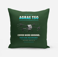 Thumbnail for DJI Agras T50 design on dark green pillow