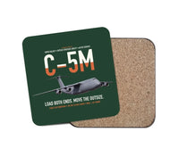 Thumbnail for C-5M Super Galaxy design on dark green 1 piece coaster
