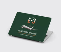 Thumbnail for E-3 Sentry AWACS design on dark green MacBook case