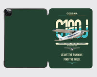 Thumbnail for Cessna 180J Skywagon design on dark green ipad tablet case
