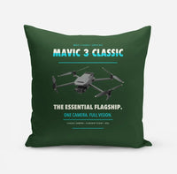 Thumbnail for DJI Mavic 3 Classic design on dark green pillow