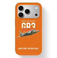Thumbnail for Hawker Siddeley Harrier GR3 design on orange magsafe iphone case, for iPhone 17 Pro