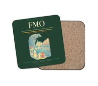 Thumbnail for Munster Osnabruck International Airport (FMO) design on dark green 1 piece coaster