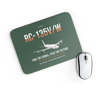Thumbnail for RC-135V W Rivet Joint design on dark green rectangle mouse pad