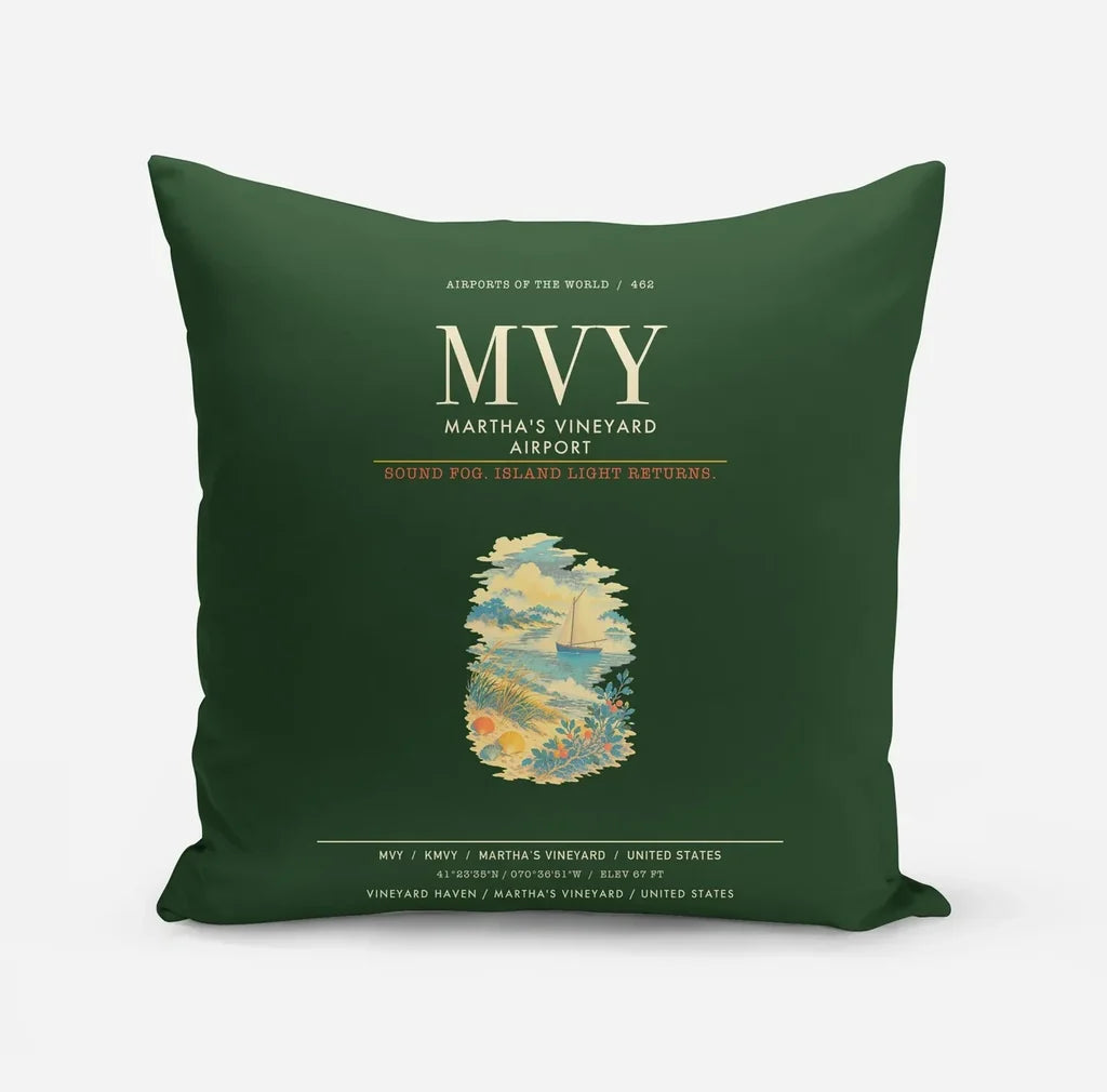 Martha's Vineyard Airport MVY - Dark Green
