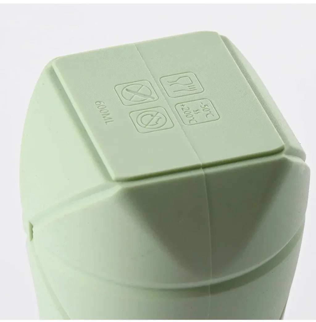Travel bottle printed with Food Grade Telescopic Folding Water Cup Water Cup on the side — view 16