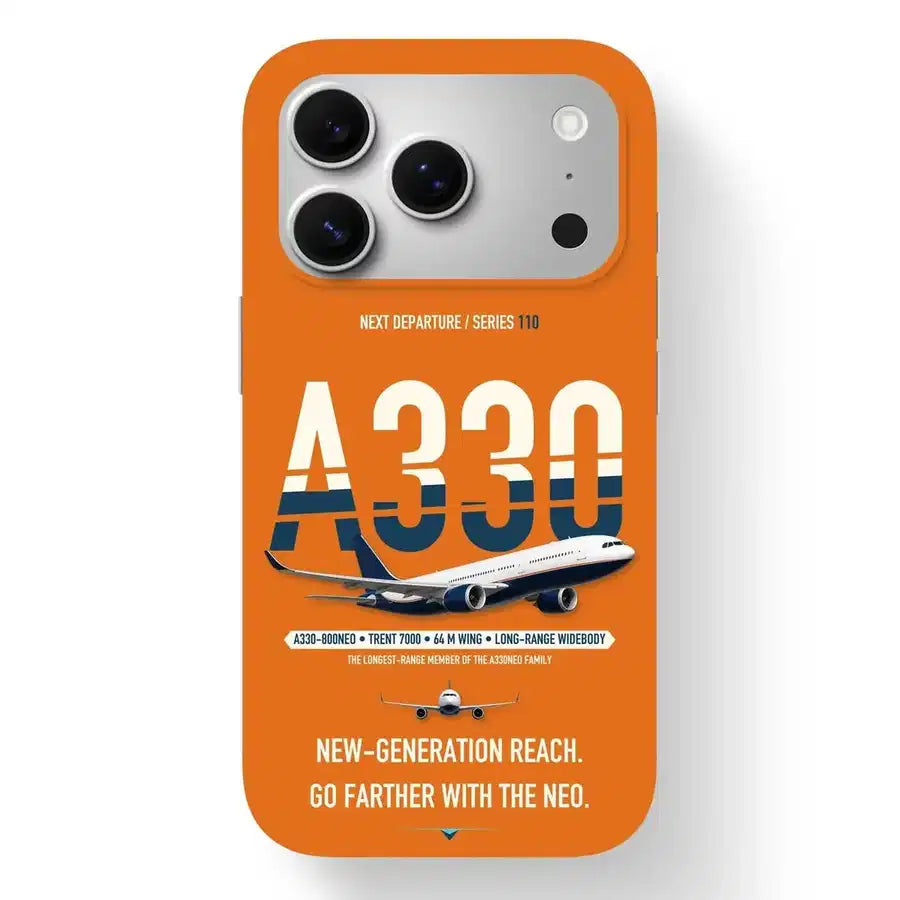 Airbus A330-800neo Case design on orange iphone case