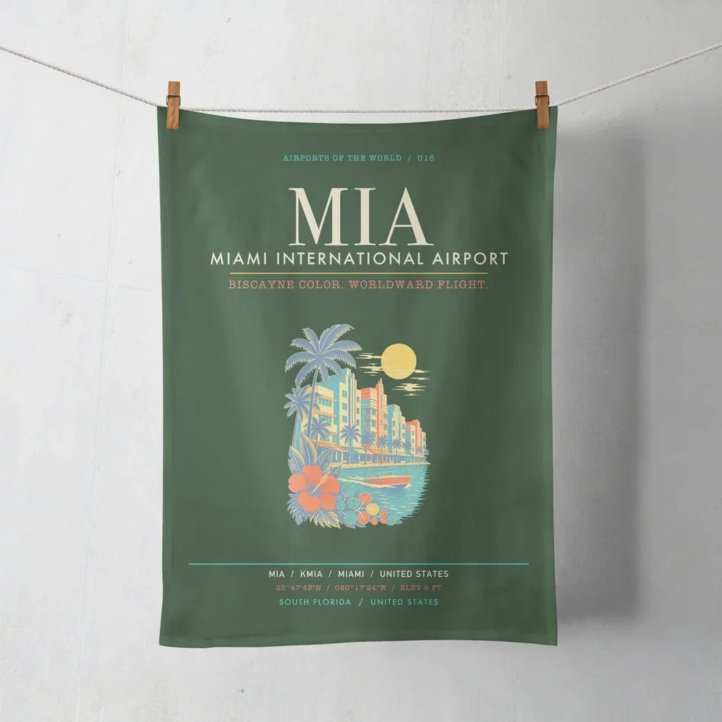 Miami International Airport MIA - Dark Green