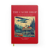 Thumbnail for VINTAGE G4283 - The Cache Drop - Designed Notebooks design on red