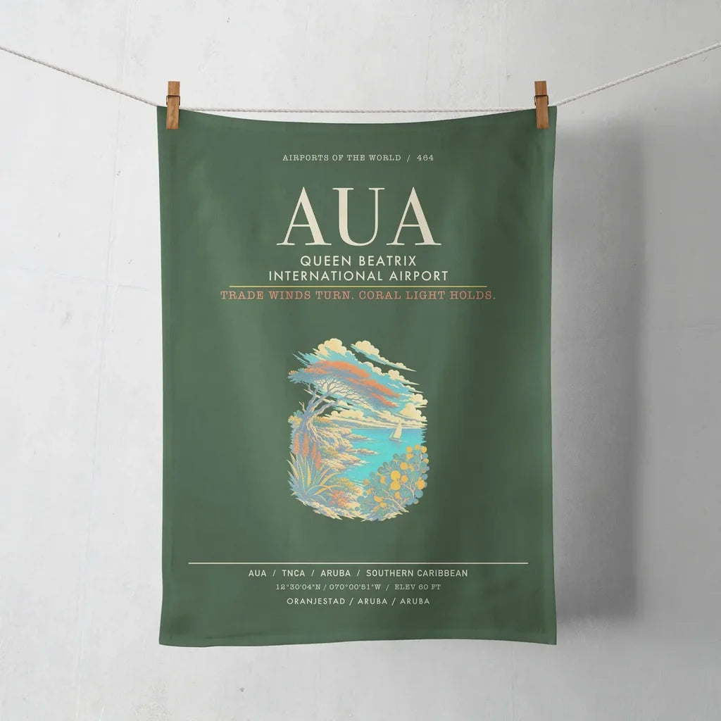 Queen Beatrix International Airport AUA - Dark Green
