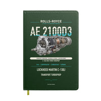 Thumbnail for AE 2100D3 design on dark green notebook