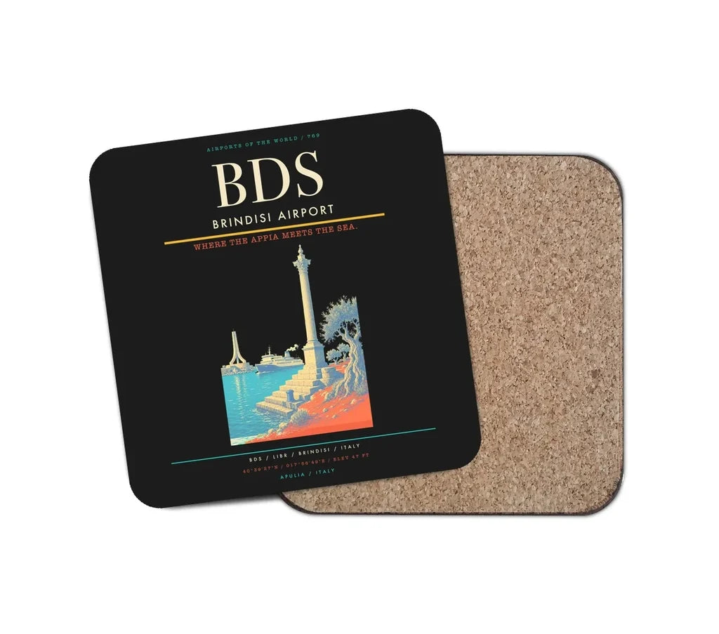 Brindisi Airport BDS Coaster 1-Piece - Black
