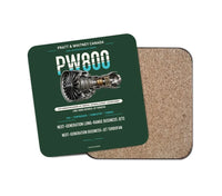 Thumbnail for PW800 design on dark green 1 piece coaster