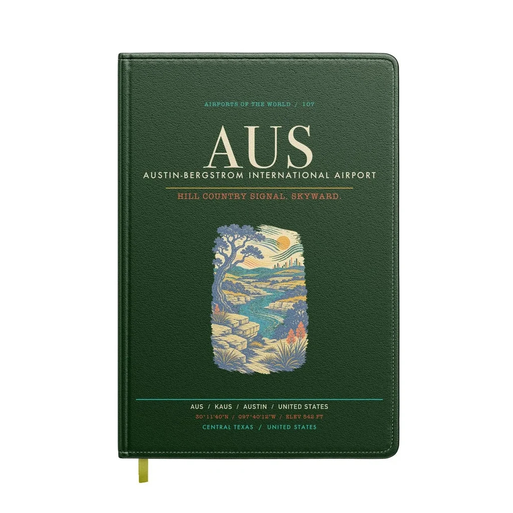 Austin-Bergstrom International Airport AUS - Dark Green