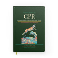 Thumbnail for Casper–Natrona County International Airport (CPR) design on dark green notebook