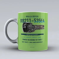 Thumbnail for Mug design on light green rb211 535e4