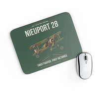 Thumbnail for Nieuport 28C.1 design on dark green rectangle mouse pad