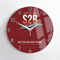 Thumbnail for Blackburn Buccaneer S2B design on dark red no frame wall clock