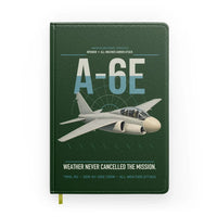 Thumbnail for A-6E Intruder design on dark green notebook