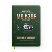 Thumbnail for MD Helicopters MD 530F design on dark green notebook