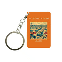 Thumbnail for VINTAGE G4539 - The Surplus Field - Designed Key Chain design on orange