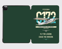Thumbnail for Cessna 172 Skyhawk design on dark green ipad tablet case