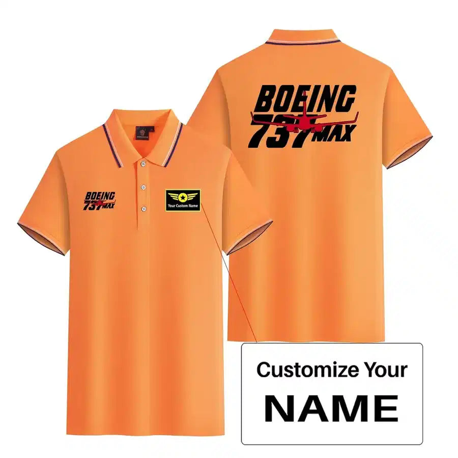 Customisable Boeing 737 Polo Shirt - view 13
