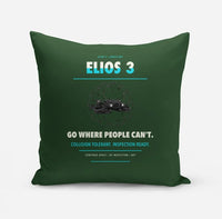 Thumbnail for Flyability Elios 3 design on dark green pillow