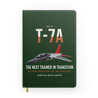 Thumbnail for T-7A Red Hawk design on dark green notebook