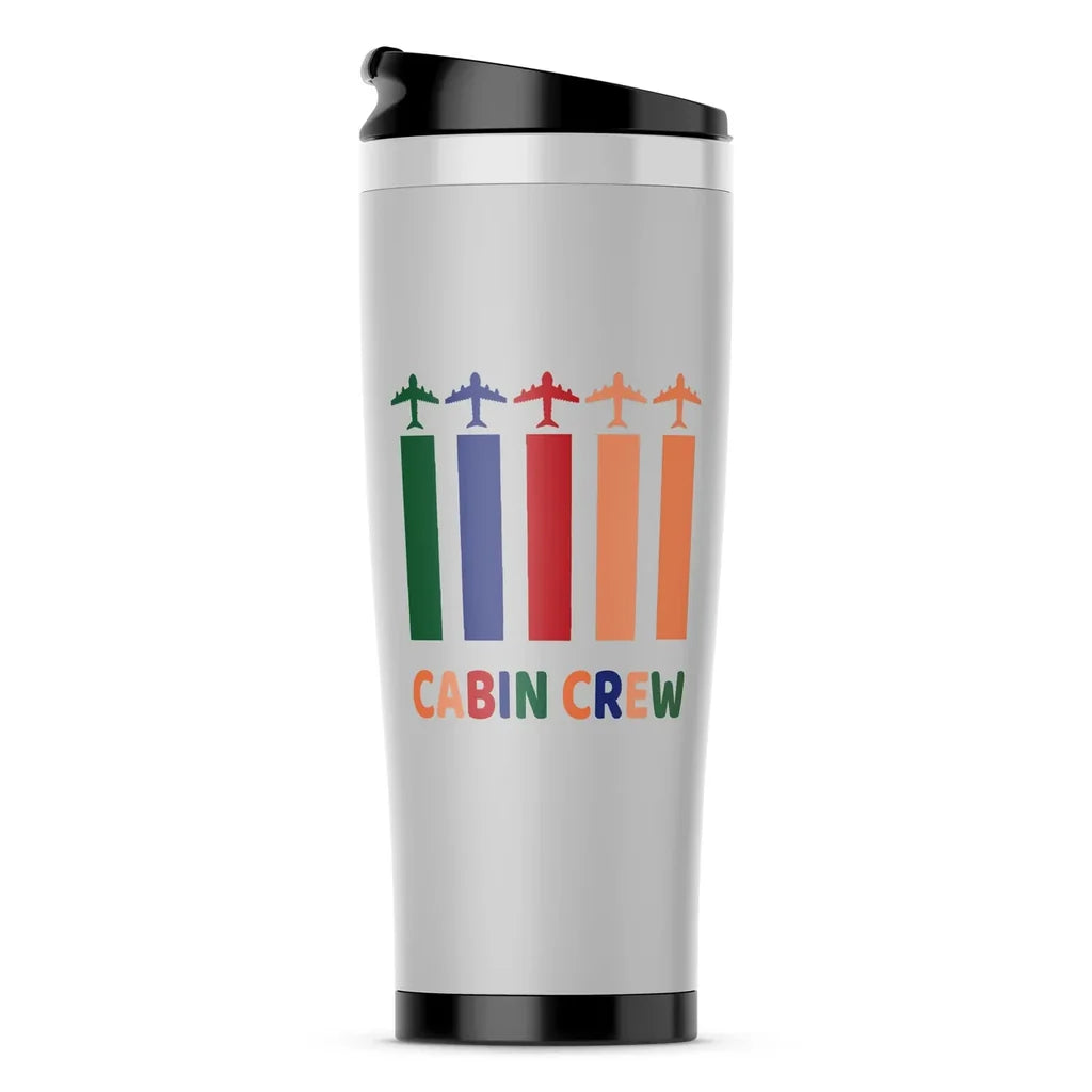 Colourful Cabin Crew Travel Mug - view 13