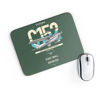 Thumbnail for Cessna 152 design on dark green rectangle mouse pad