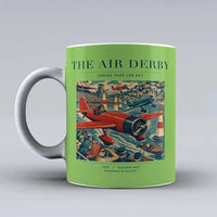 Thumbnail for VINTAGE G4025 - The Air Derby - Ceramic Mug design on lightgreen