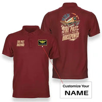 Thumbnail for SIGNAL 656 - The Past Still Has Horsepower - Double-Side Polo design on red double side polo with custom name badge