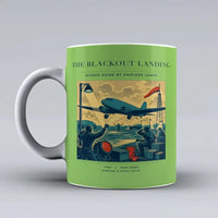 Thumbnail for VINTAGE G4501 - The Blackout Landing - Ceramic Mug design on lightgreen