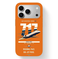 Thumbnail for Boeing 717-200 design on orange magsafe iphone case