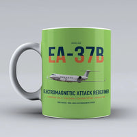 Thumbnail for EA-37B Compass Call design on light green ceramic mug, double-side print